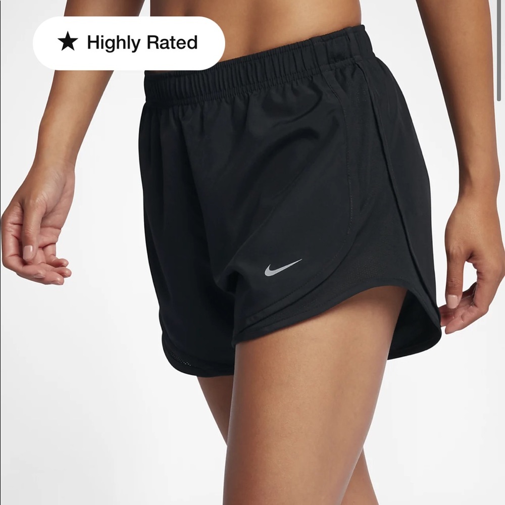 Nike athletic shorts, medium, black